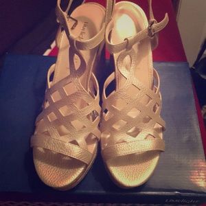 Limelight gold heels